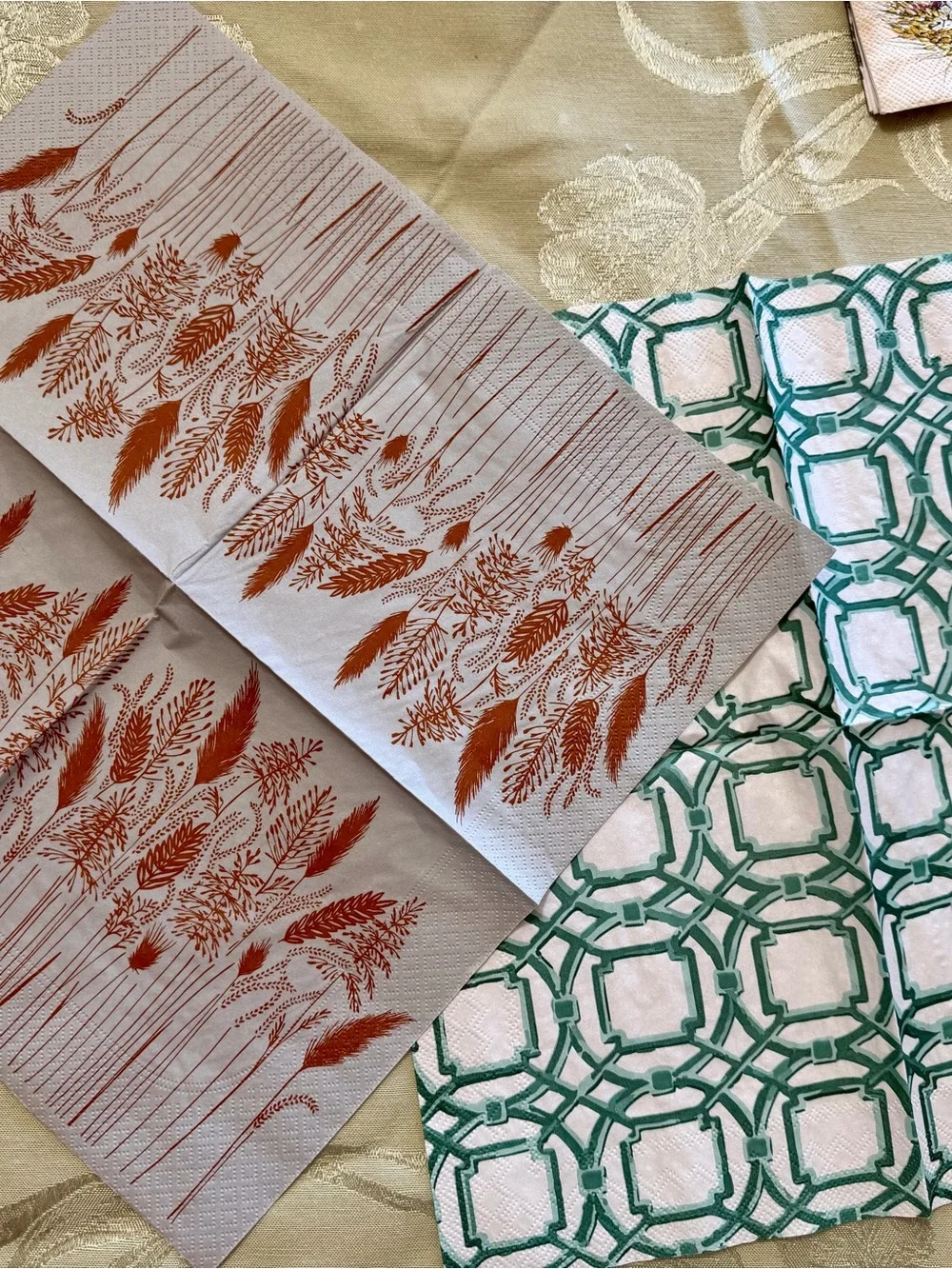 12 Decorative Paper Napkins for Decoupage Junk Journals & Paper Crafts